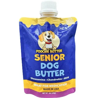 8oz Poochie Butter Senior Squeeze Pack - Health/First Aid